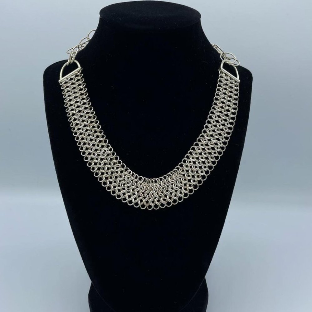 Silver Choker Necklace
